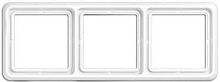 Рамка универсальная Jung CD500 3-м. белый картинка